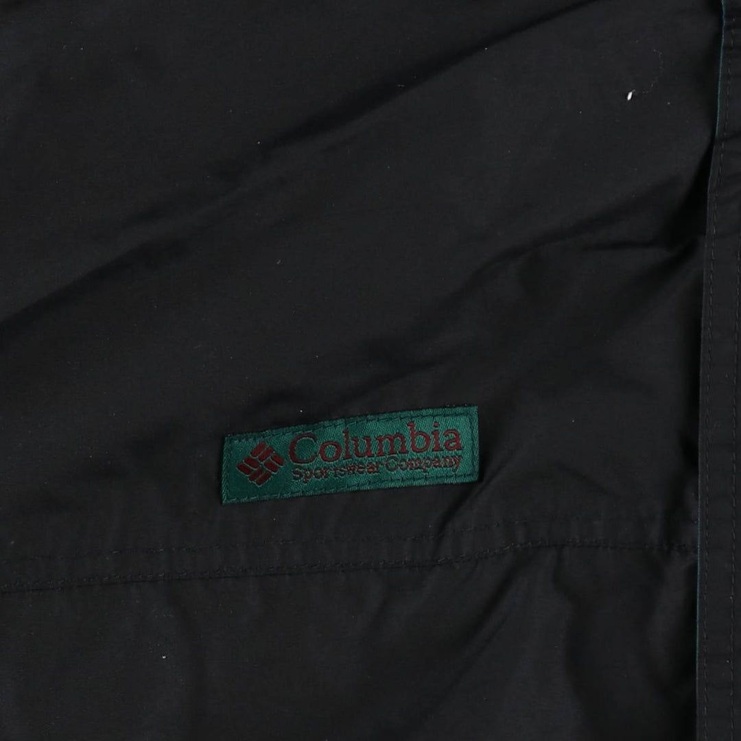 1990'S Columbia BUGABOO Mountain Jacket/Shell Jacket (White Tag) - Men's Size L (Equivalent) - Vintage Nylon black type Vintage Second Hand