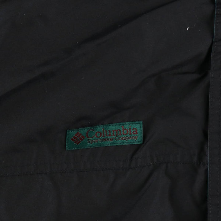 1990'S Columbia BUGABOO Mountain Jacket/Shell Jacket (White Tag) - Men's Size L (Equivalent) - Vintage Nylon black type Vintage Second Hand