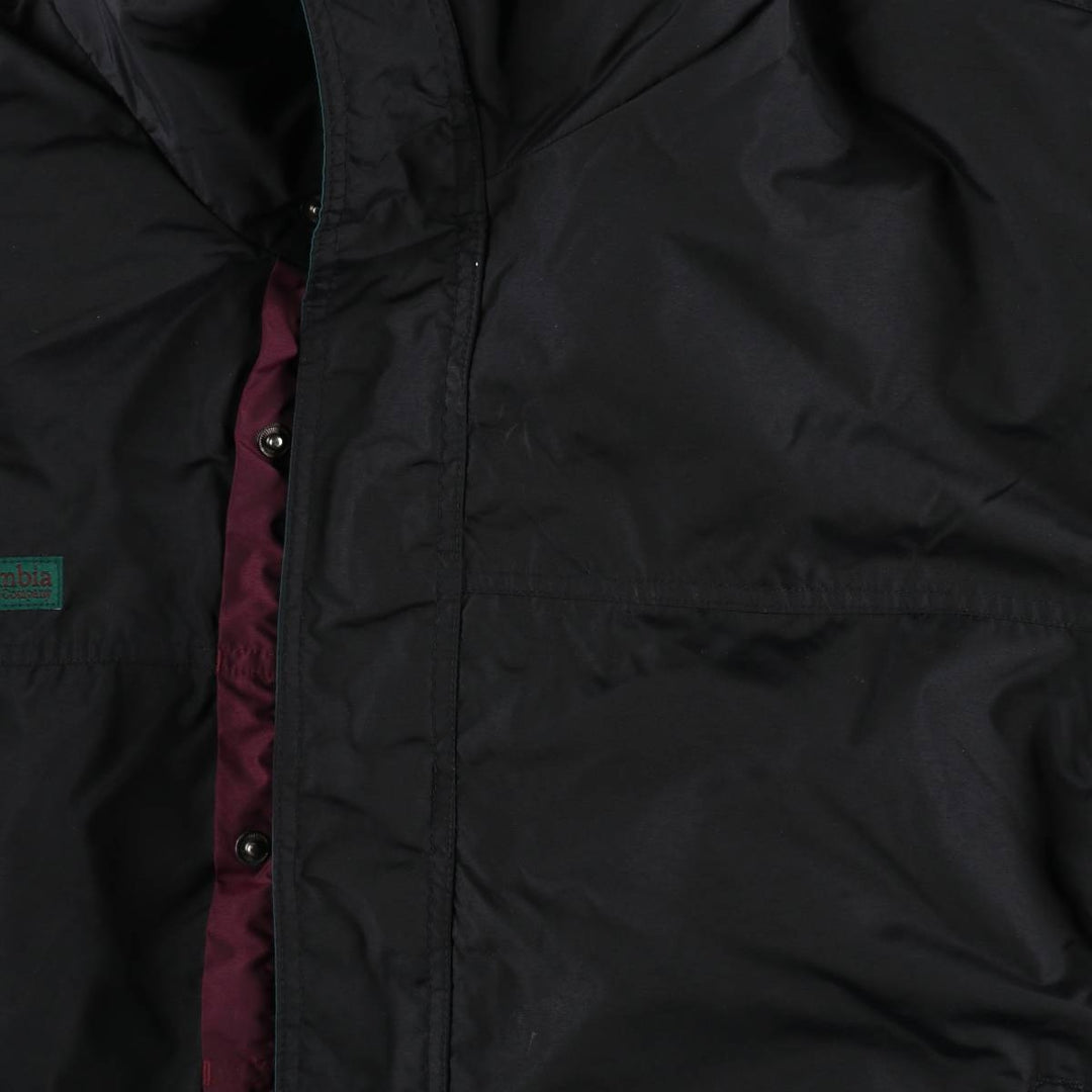1990'S Columbia BUGABOO Mountain Jacket/Shell Jacket (White Tag) - Men's Size L (Equivalent) - Vintage Nylon black type Vintage Second Hand