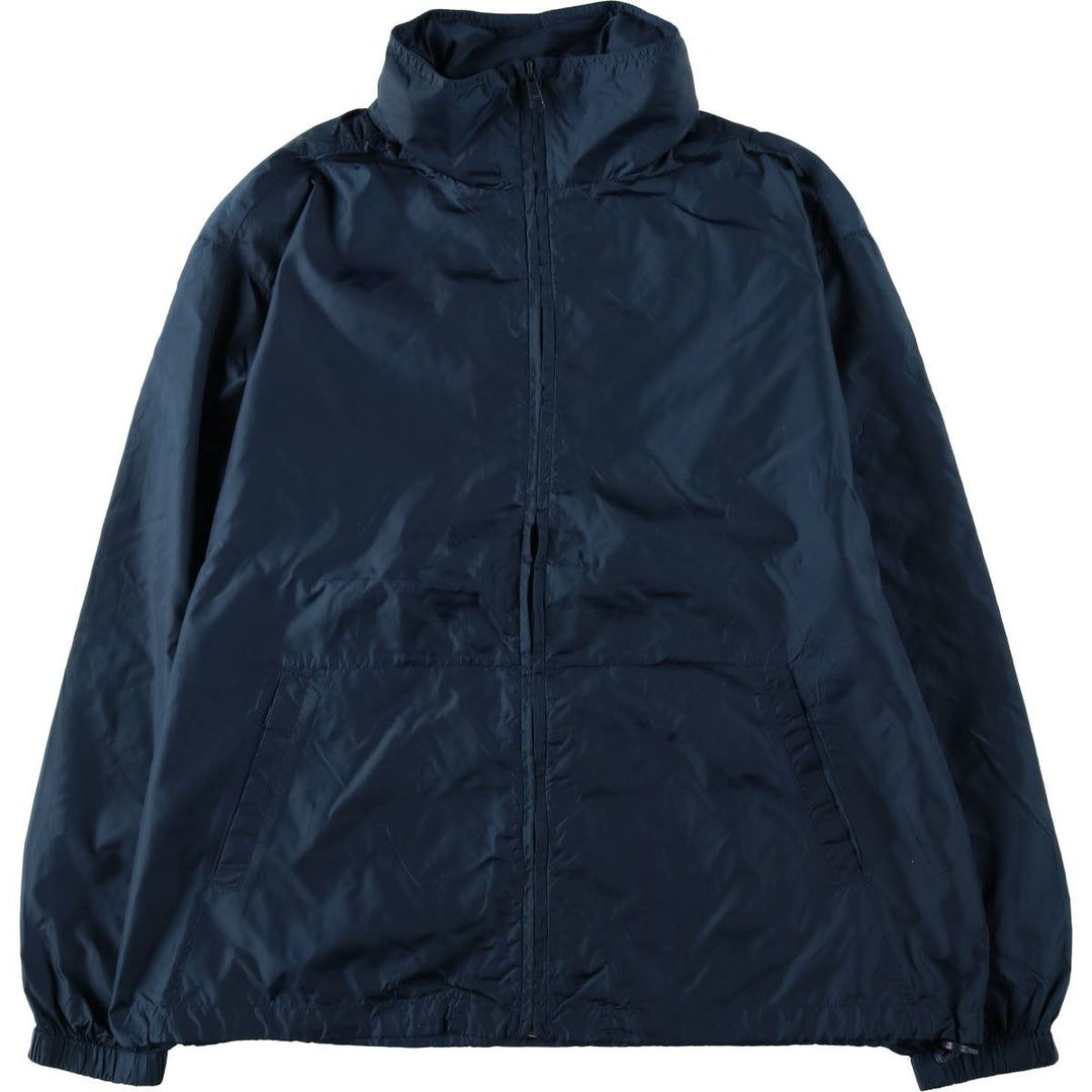 1990'S Eddie Bauer Nylon Jacket, Men's Size L (approx.) Nylon navy blue type Vintage Second Hand