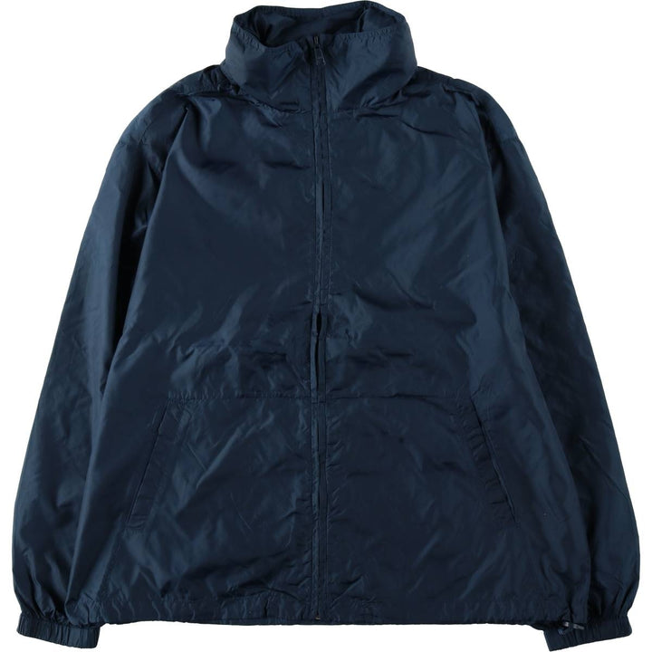1990'S Eddie Bauer Nylon Jacket, Men's Size L (approx.) Nylon navy blue type Vintage Second Hand