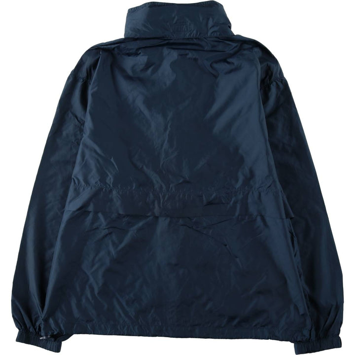 1990'S Eddie Bauer Nylon Jacket, Men's Size L (approx.) Nylon navy blue type Vintage Second Hand