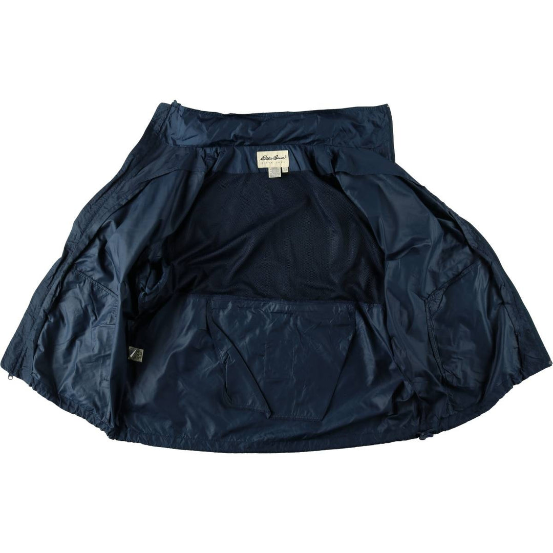 1990'S Eddie Bauer Nylon Jacket, Men's Size L (approx.) Nylon navy blue type Vintage Second Hand