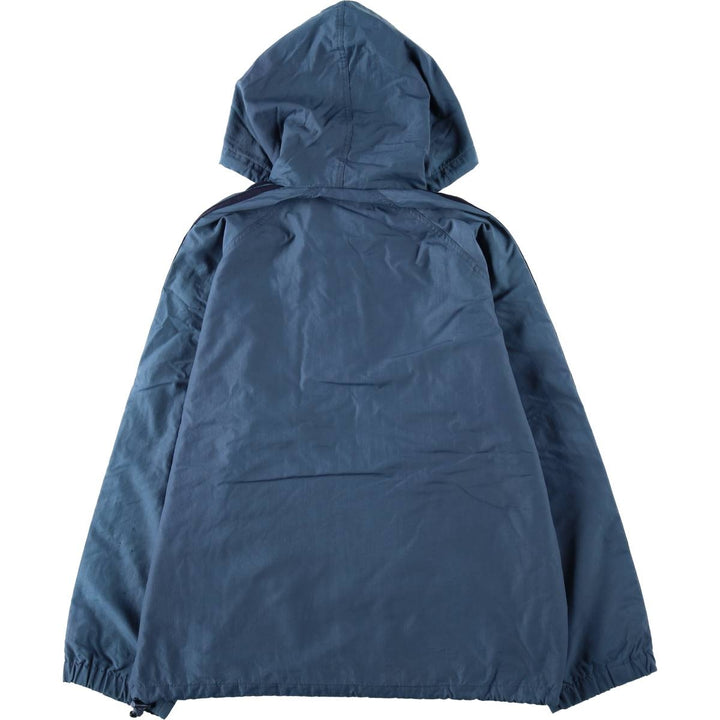 1990'S Eddie Bauer Nylon Parka, Men's Size M (approx.) Nylon Purple type blue-purple Vintage Second Hand