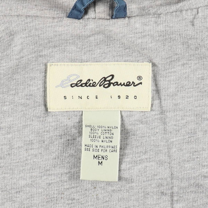 1990'S Eddie Bauer Nylon Parka, Men's Size M (approx.) Nylon Purple type blue-purple Vintage Second Hand