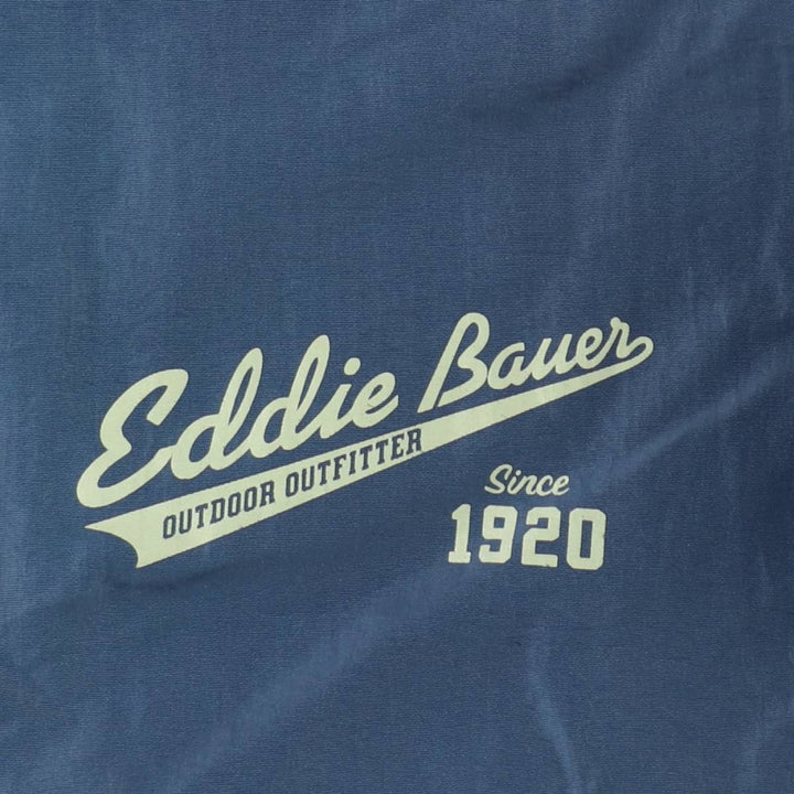 1990'S Eddie Bauer Nylon Parka, Men's Size M (approx.) Nylon Purple type blue-purple Vintage Second Hand