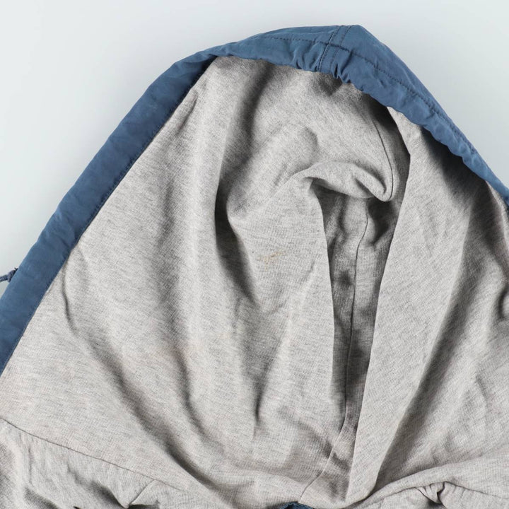 1990'S Eddie Bauer Nylon Parka, Men's Size M (approx.) Nylon Purple type blue-purple Vintage Second Hand