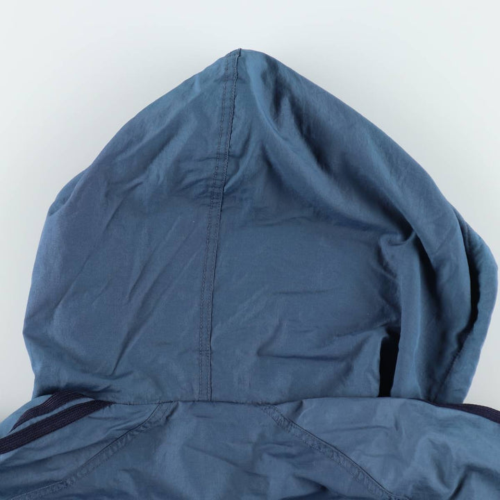 1990'S Eddie Bauer Nylon Parka, Men's Size M (approx.) Nylon Purple type blue-purple Vintage Second Hand