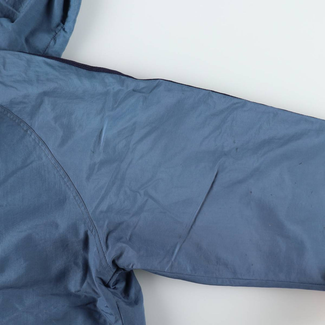1990'S Eddie Bauer Nylon Parka, Men's Size M (approx.) Nylon Purple type blue-purple Vintage Second Hand
