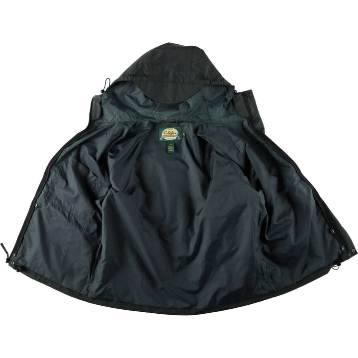 90s-00'S Cabelas GORE-TEX Mountain Parka Shell Jacket, Men's Size L Nylon Green type dark green Vintage Second Hand