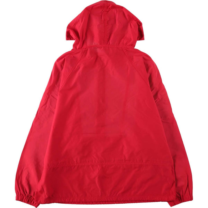 ~90'S LL Bean Anorak Parka with Mountain Logo and Katahdin Logo, Men's Size L (Equivalent), Vintage Nylon red type Vintage Second Hand