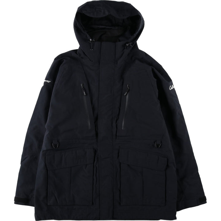 90s-00'S Cabelas GORE-TEX Mountain Parka Shell Jacket, Men's Size L (approx.), Vintage Nylon (Gore-Tex) black type Vintage Second Hand