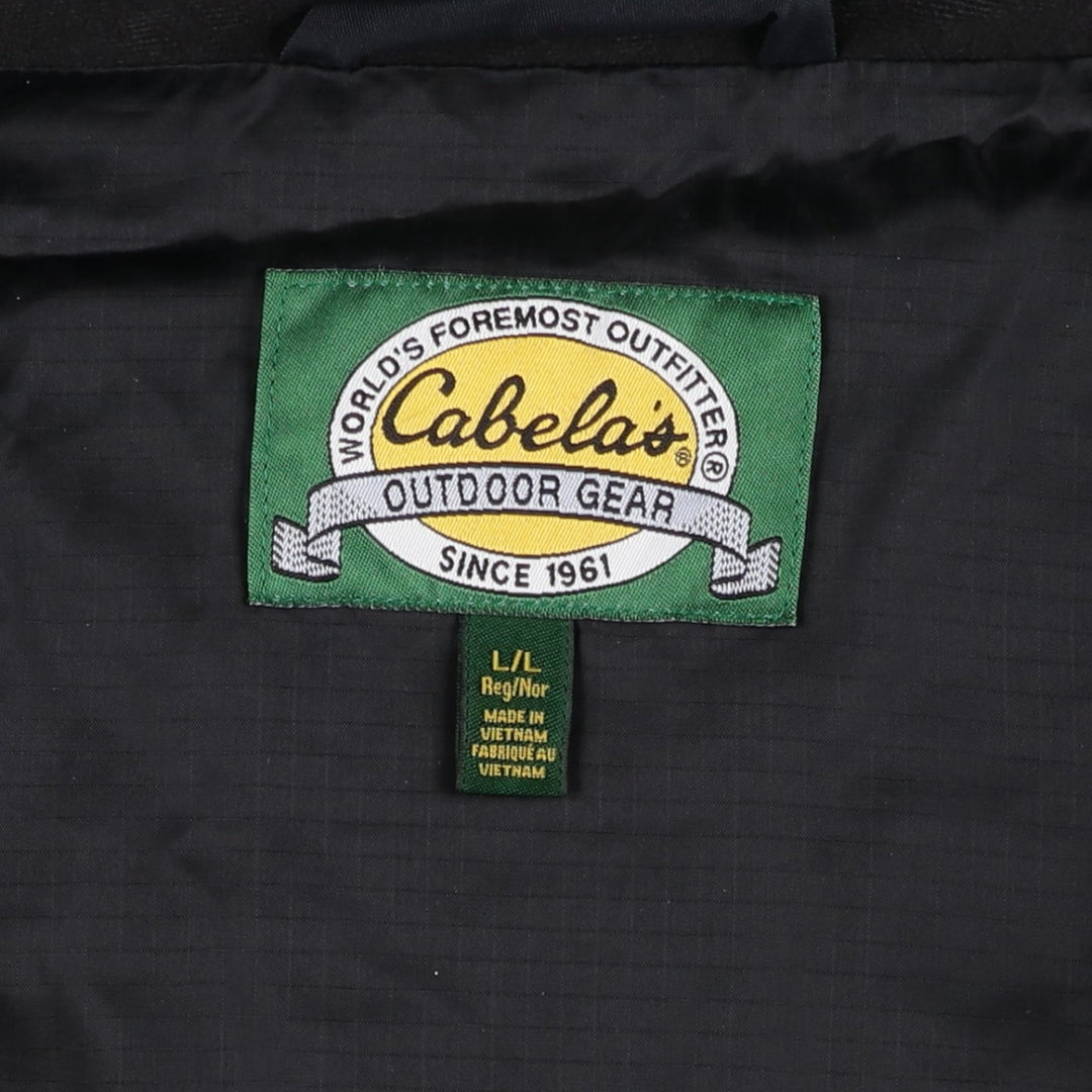 90s-00'S Cabelas GORE-TEX Mountain Parka Shell Jacket, Men's Size L (approx.), Vintage Nylon (Gore-Tex) black type Vintage Second Hand