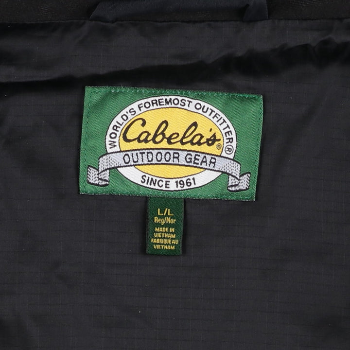 90s-00'S Cabelas GORE-TEX Mountain Parka Shell Jacket, Men's Size L (approx.), Vintage Nylon (Gore-Tex) black type Vintage Second Hand