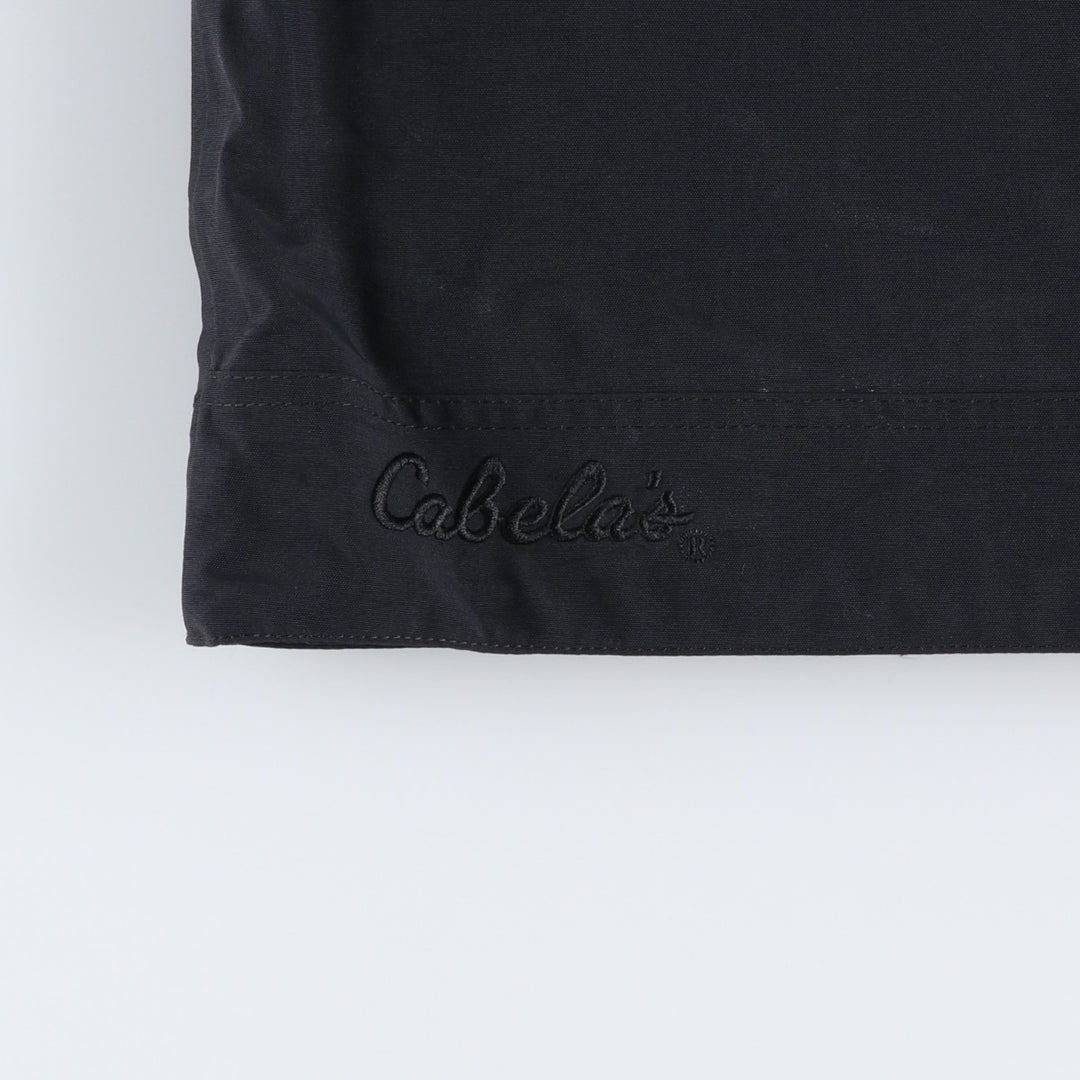 90s-00'S Cabelas GORE-TEX Mountain Parka Shell Jacket, Men's Size L (approx.), Vintage Nylon (Gore-Tex) black type Vintage Second Hand