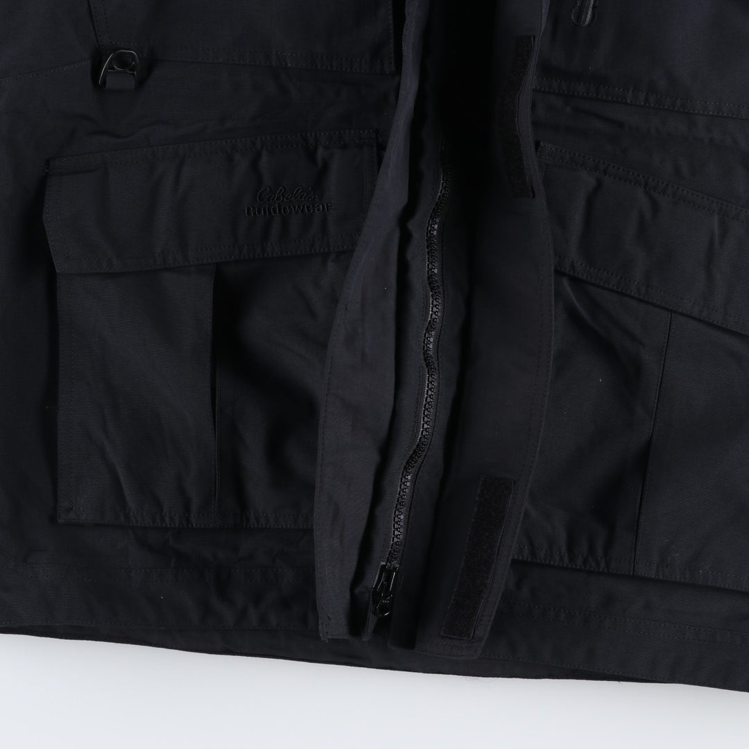 90s-00'S Cabelas GORE-TEX Mountain Parka Shell Jacket, Men's Size L (approx.), Vintage Nylon (Gore-Tex) black type Vintage Second Hand