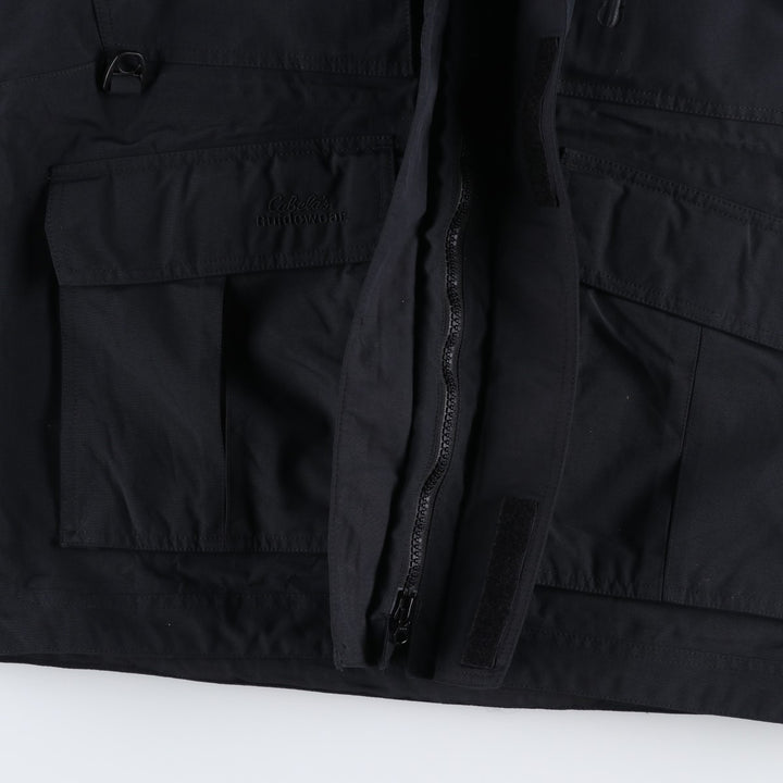 90s-00'S Cabelas GORE-TEX Mountain Parka Shell Jacket, Men's Size L (approx.), Vintage Nylon (Gore-Tex) black type Vintage Second Hand