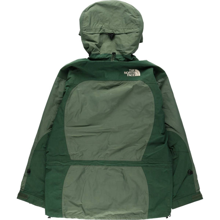 1990'S The North Face GORE-TEX Mountain Parka Shell Jacket, Men's Size L (approx.) Nylon (Gore-Tex) Khaki type sage green Vintage Second Hand