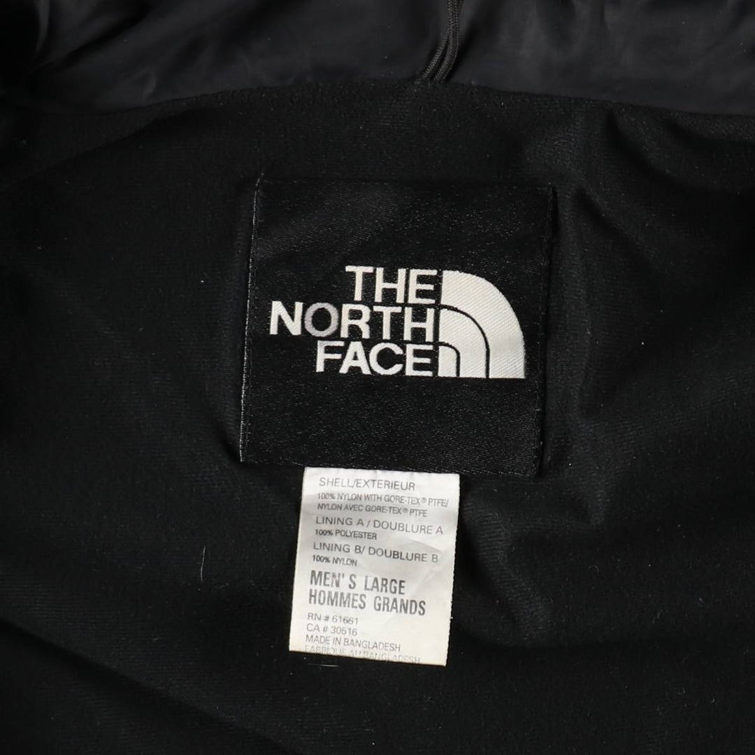 1990'S The North Face GORE-TEX Mountain Parka Shell Jacket, Men's Size L (approx.) Nylon (Gore-Tex) Khaki type sage green Vintage Second Hand