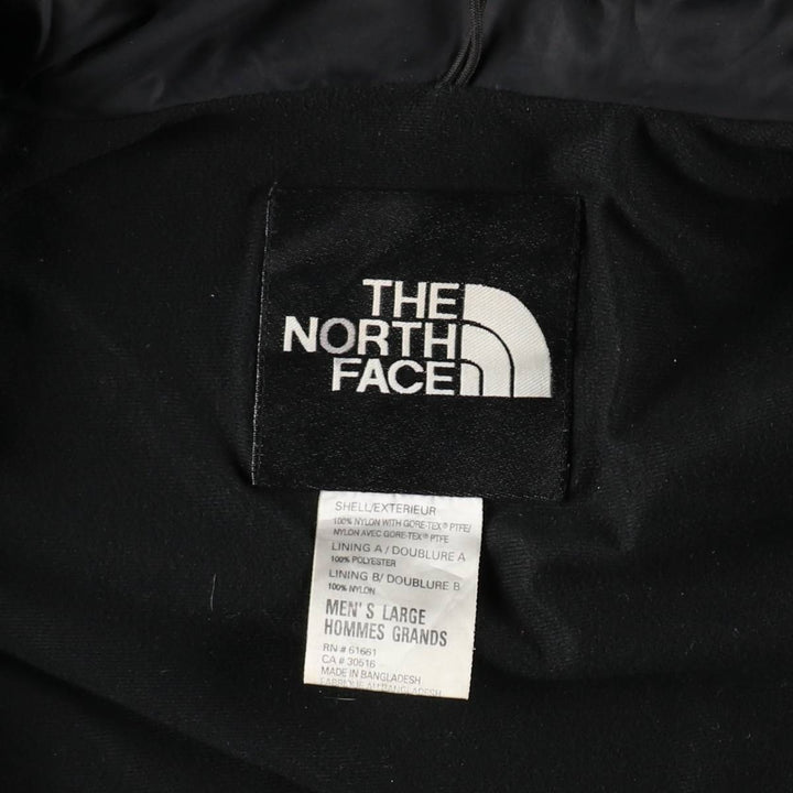 1990'S The North Face GORE-TEX Mountain Parka Shell Jacket, Men's Size L (approx.) Nylon (Gore-Tex) Khaki type sage green Vintage Second Hand