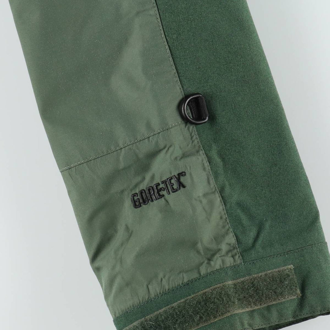 1990'S The North Face GORE-TEX Mountain Parka Shell Jacket, Men's Size L (approx.) Nylon (Gore-Tex) Khaki type sage green Vintage Second Hand