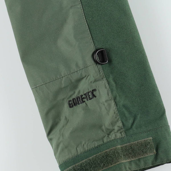 1990'S The North Face GORE-TEX Mountain Parka Shell Jacket, Men's Size L (approx.) Nylon (Gore-Tex) Khaki type sage green Vintage Second Hand