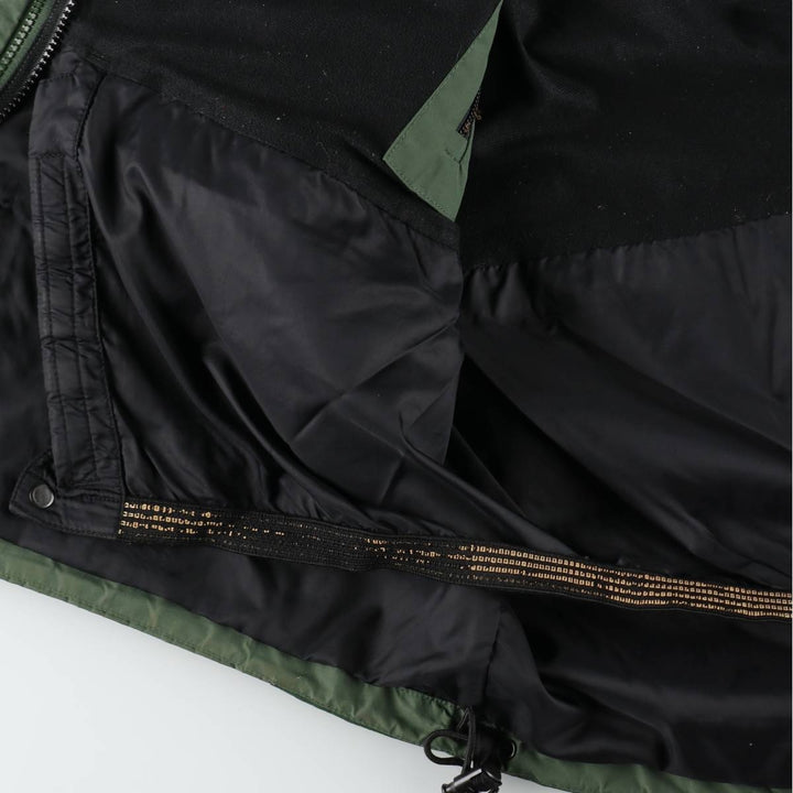 1990'S The North Face GORE-TEX Mountain Parka Shell Jacket, Men's Size L (approx.) Nylon (Gore-Tex) Khaki type sage green Vintage Second Hand