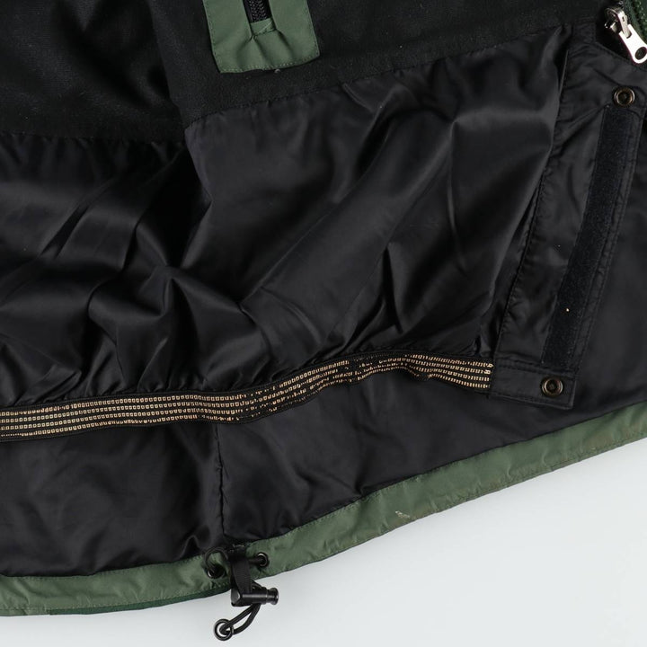 1990'S The North Face GORE-TEX Mountain Parka Shell Jacket, Men's Size L (approx.) Nylon (Gore-Tex) Khaki type sage green Vintage Second Hand