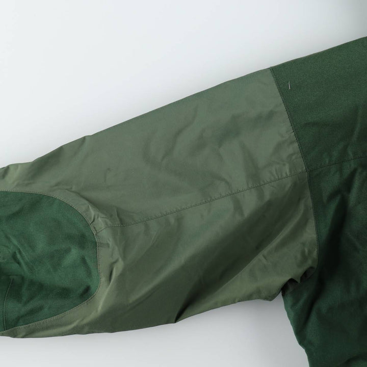1990'S The North Face GORE-TEX Mountain Parka Shell Jacket, Men's Size L (approx.) Nylon (Gore-Tex) Khaki type sage green Vintage Second Hand