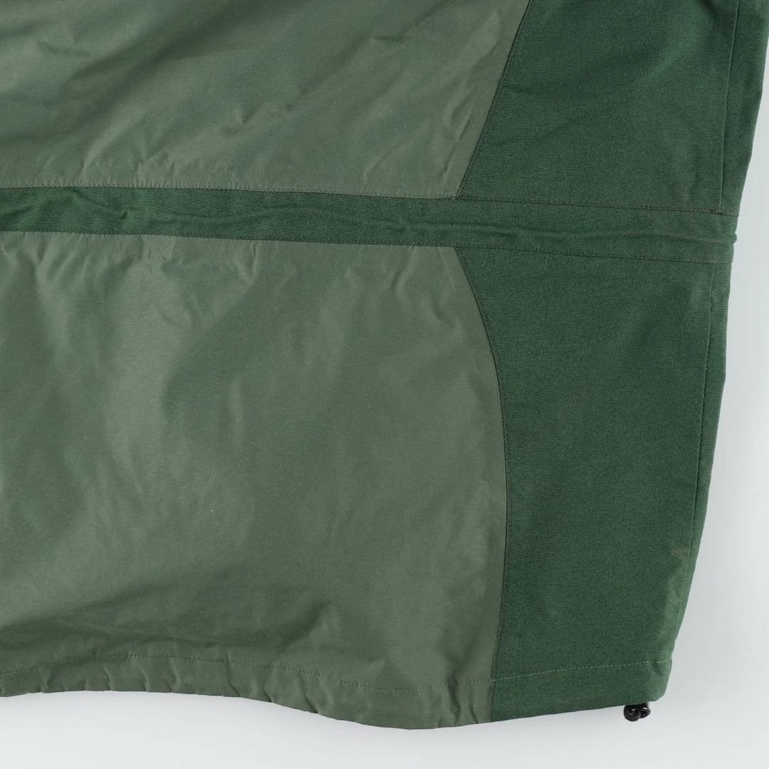 1990'S The North Face GORE-TEX Mountain Parka Shell Jacket, Men's Size L (approx.) Nylon (Gore-Tex) Khaki type sage green Vintage Second Hand