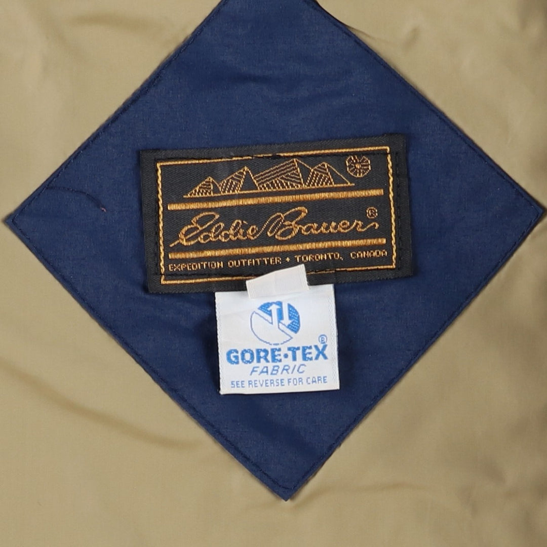 1970'S Eddie Bauer GORE-TEX nylon parka with black tag, men's size L equivalent, vintage. unclear navy blue type Vintage Second Hand