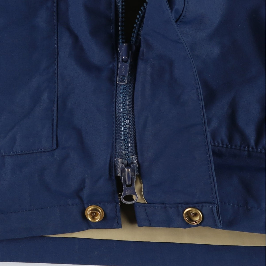 1970'S Eddie Bauer GORE-TEX nylon parka with black tag, men's size L equivalent, vintage. unclear navy blue type Vintage Second Hand