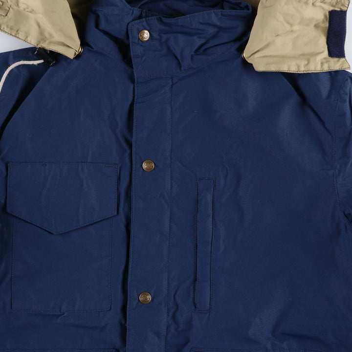 1970'S Eddie Bauer GORE-TEX nylon parka with black tag, men's size L equivalent, vintage. unclear navy blue type Vintage Second Hand