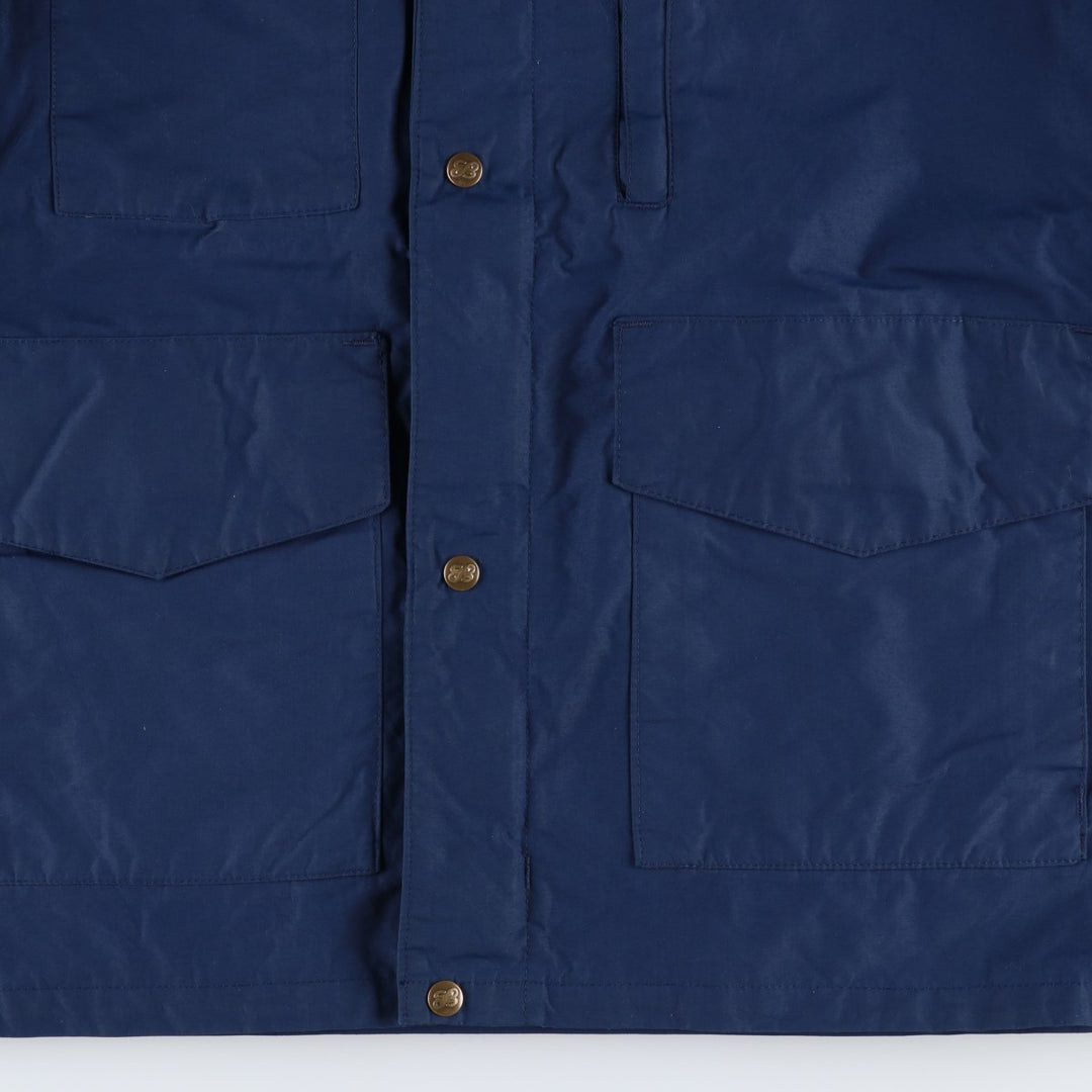 1970'S Eddie Bauer GORE-TEX nylon parka with black tag, men's size L equivalent, vintage. unclear navy blue type Vintage Second Hand