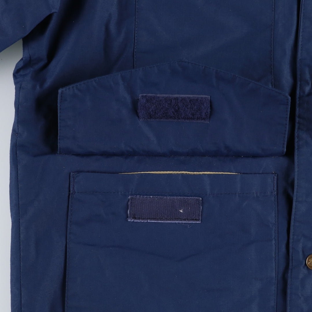 1970'S Eddie Bauer GORE-TEX nylon parka with black tag, men's size L equivalent, vintage. unclear navy blue type Vintage Second Hand