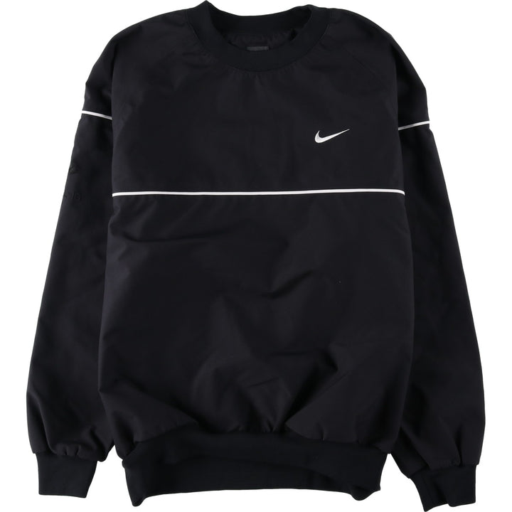 2000'S Nike Storm-Fit Warm-Up Pullover, Men's Size M (approx.) polyester black type Vintage Second Hand