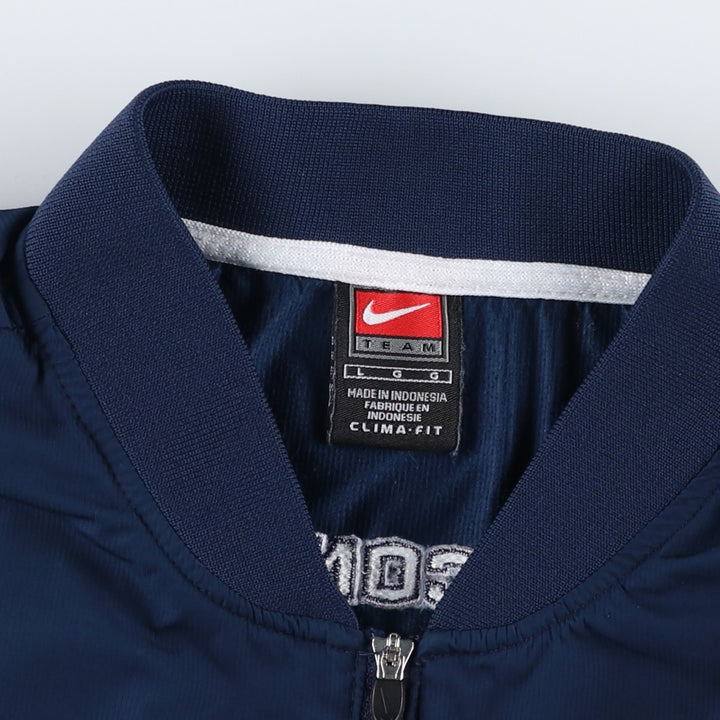 ~2000'S Nike Team CLIMA-FIT Half-Zip Warm-Up Pullover, Men's Size L (approx.) polyester navy blue type Vintage Second Hand