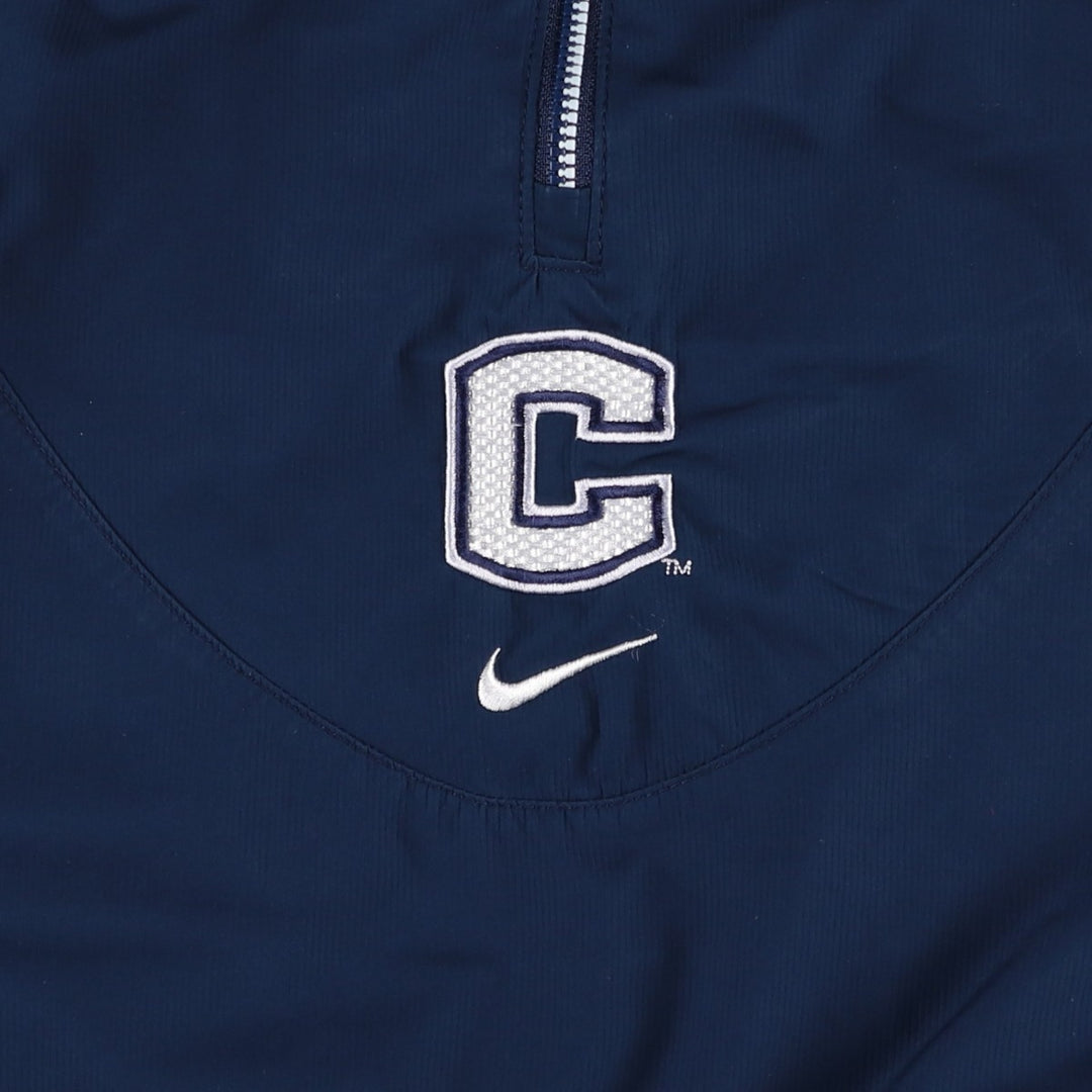 ~2000'S Nike Team CLIMA-FIT Half-Zip Warm-Up Pullover, Men's Size L (approx.) polyester navy blue type Vintage Second Hand