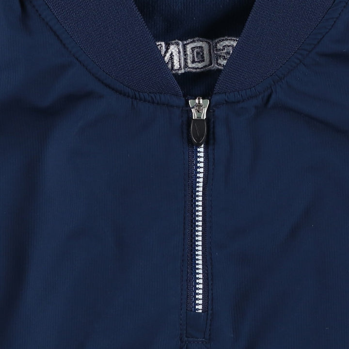~2000'S Nike Team CLIMA-FIT Half-Zip Warm-Up Pullover, Men's Size L (approx.) polyester navy blue type Vintage Second Hand
