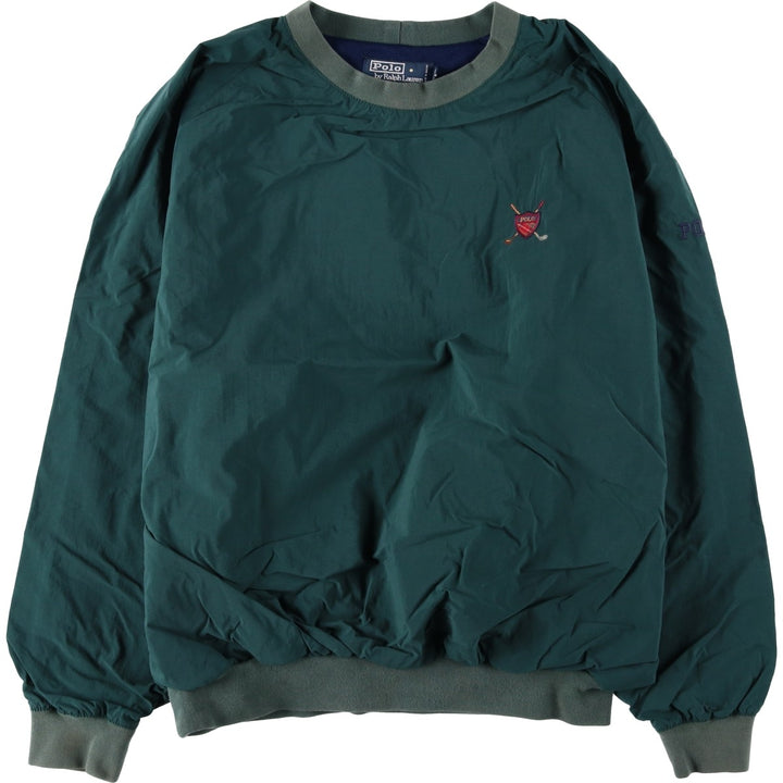 Ralph Lauren POLO by Ralph Lauren nylon pullover, men's size M Nylon green type Vintage Second Hand