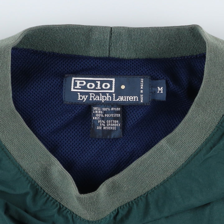 Ralph Lauren POLO by Ralph Lauren nylon pullover, men's size M Nylon green type Vintage Second Hand