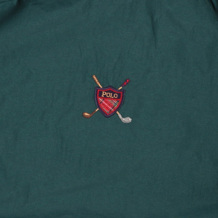 Ralph Lauren POLO by Ralph Lauren nylon pullover, men's size M Nylon green type Vintage Second Hand