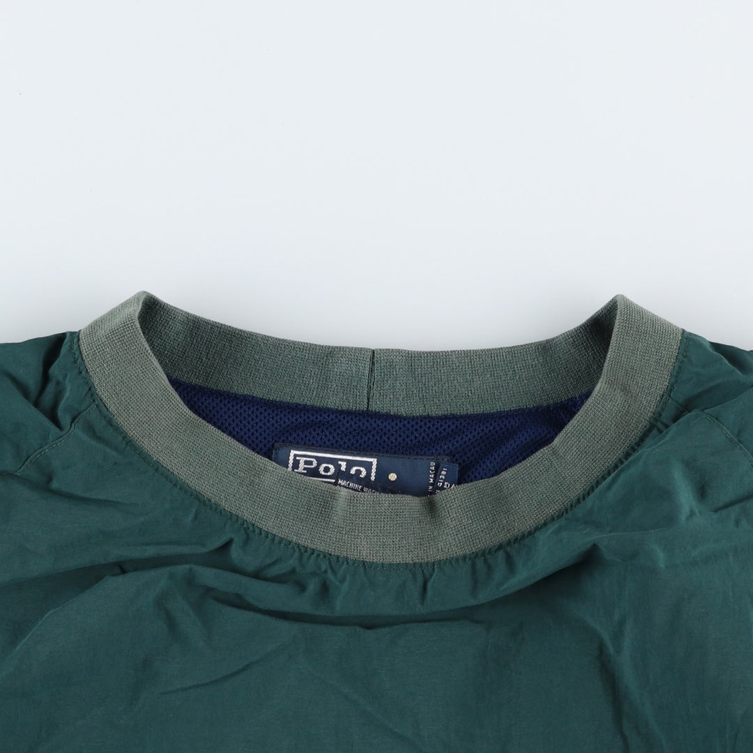 Ralph Lauren POLO by Ralph Lauren nylon pullover, men's size M Nylon green type Vintage Second Hand