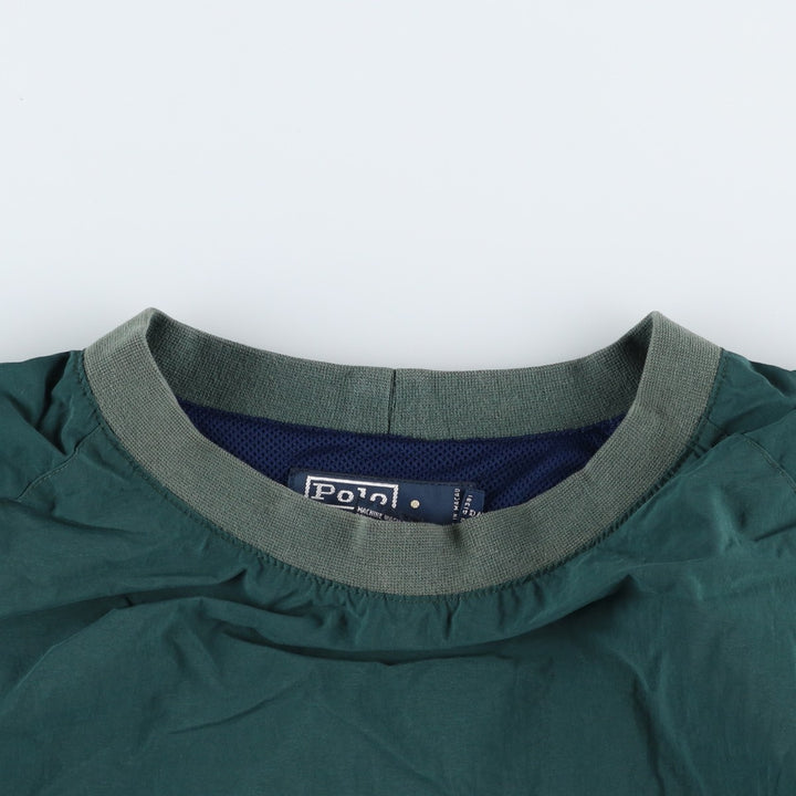 Ralph Lauren POLO by Ralph Lauren nylon pullover, men's size M Nylon green type Vintage Second Hand