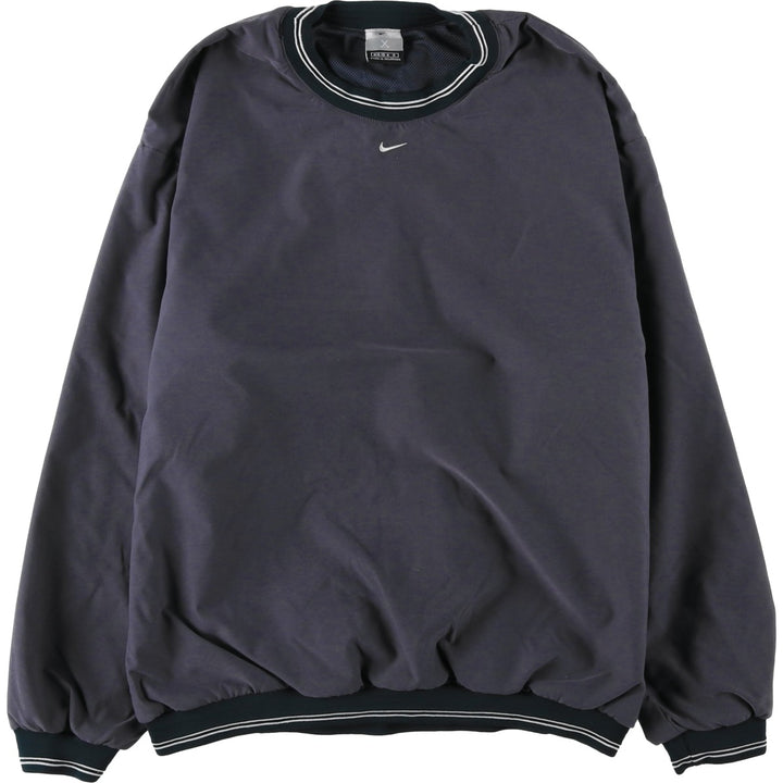 2000'S Nike Center Logo Warm-up Pullover, Men's Size M (approx.) polyester navy blue type Vintage Second Hand