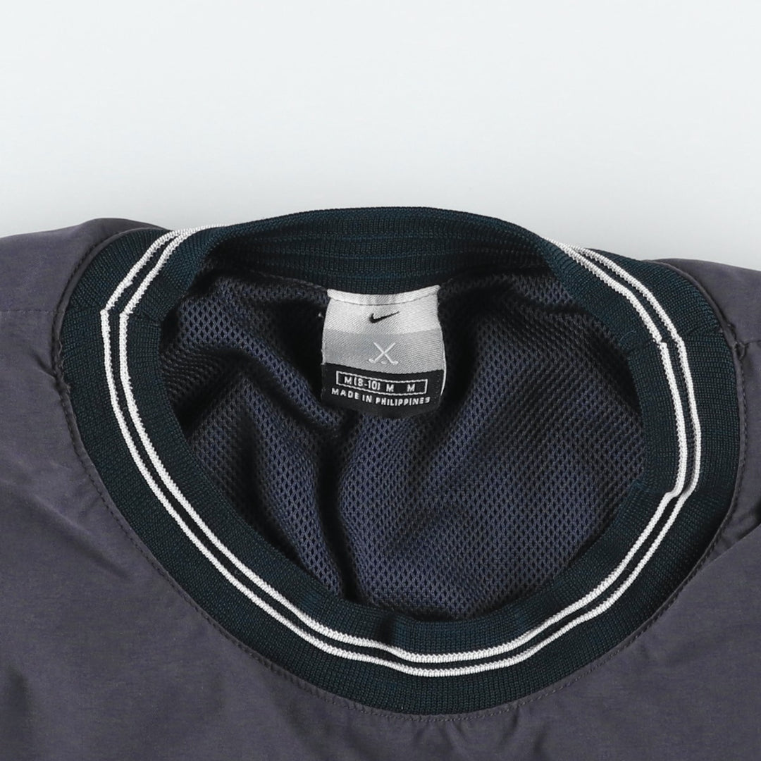 2000'S Nike Center Logo Warm-up Pullover, Men's Size M (approx.) polyester navy blue type Vintage Second Hand