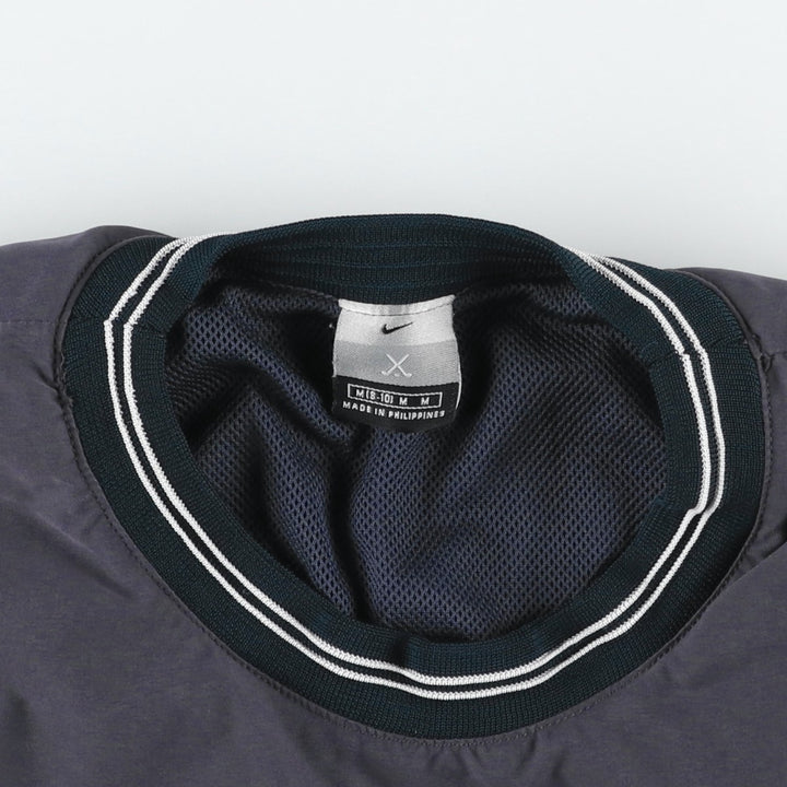 2000'S Nike Center Logo Warm-up Pullover, Men's Size M (approx.) polyester navy blue type Vintage Second Hand