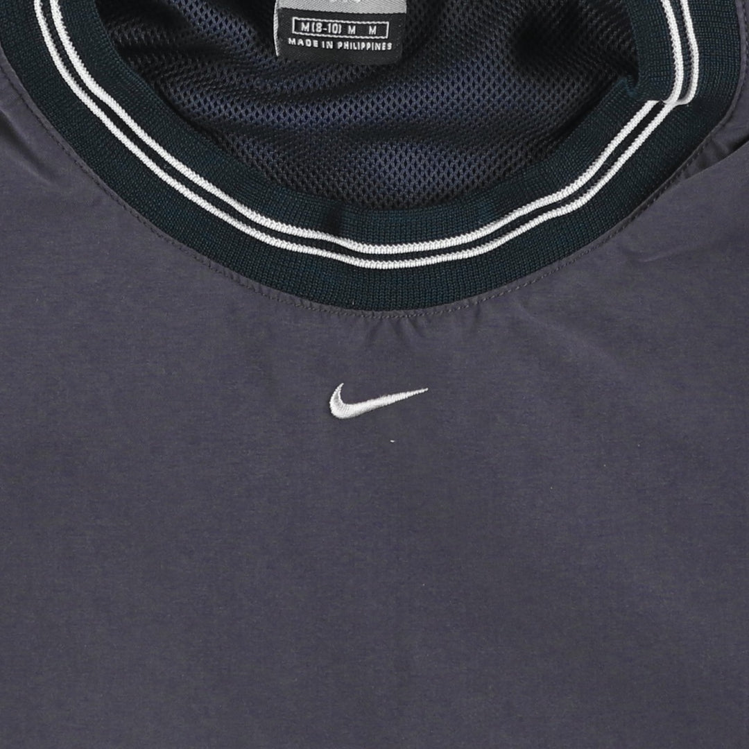 2000'S Nike Center Logo Warm-up Pullover, Men's Size M (approx.) polyester navy blue type Vintage Second Hand