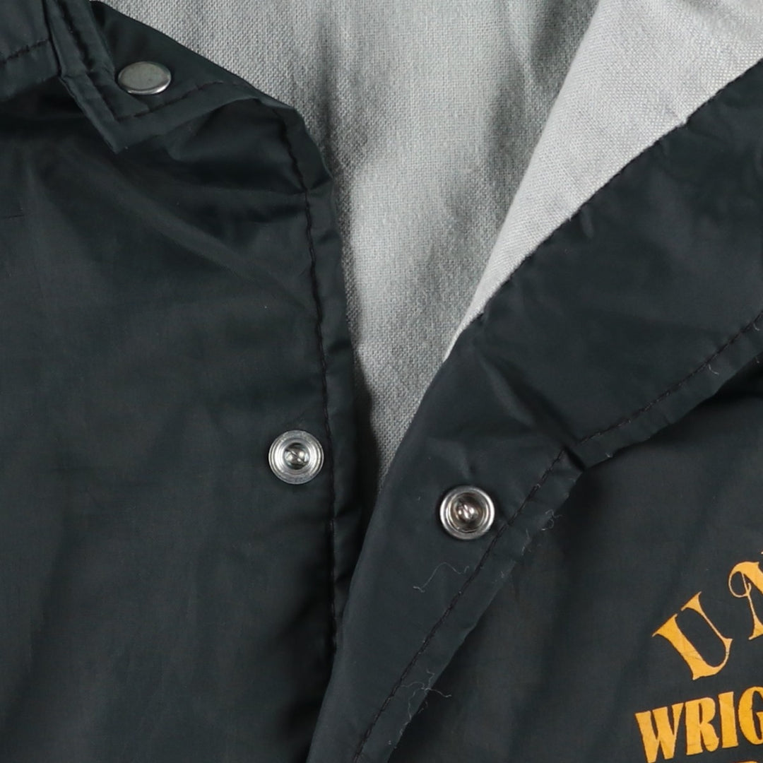 ~90'S Dunbrooke Coach Jacket, Made in USA, Men's XL equivalent, Vintage Nylon black type Vintage Second Hand
