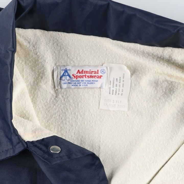 Admiral Sportswear Coach Jacket, Made in USA, Men's XL equivalent, Vintage. unclear navy blue type Vintage Second Hand